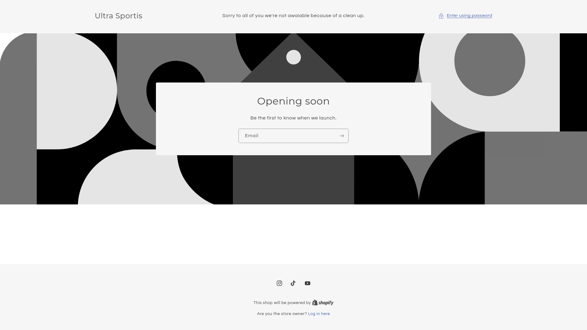 website screenshot of https://ultra-sportis.store/