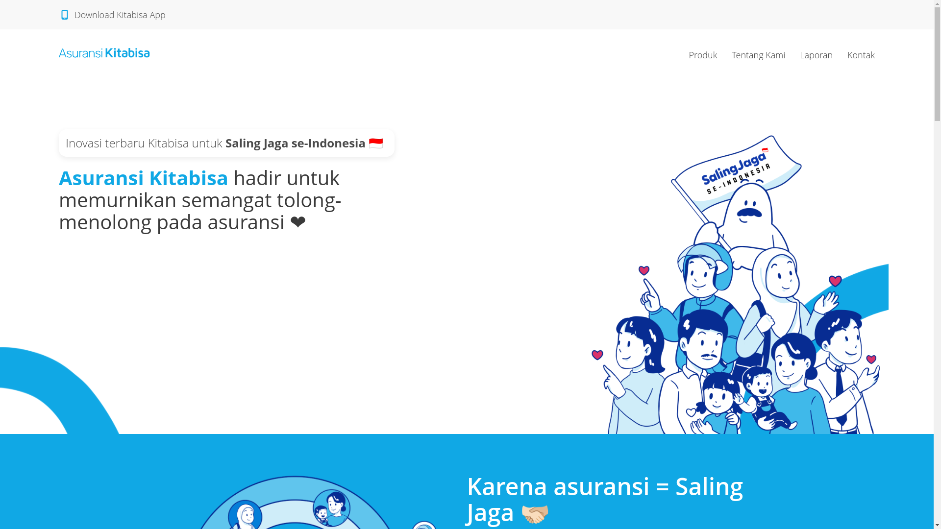 website screenshot of https://asuransikitabisa.pages.dev/