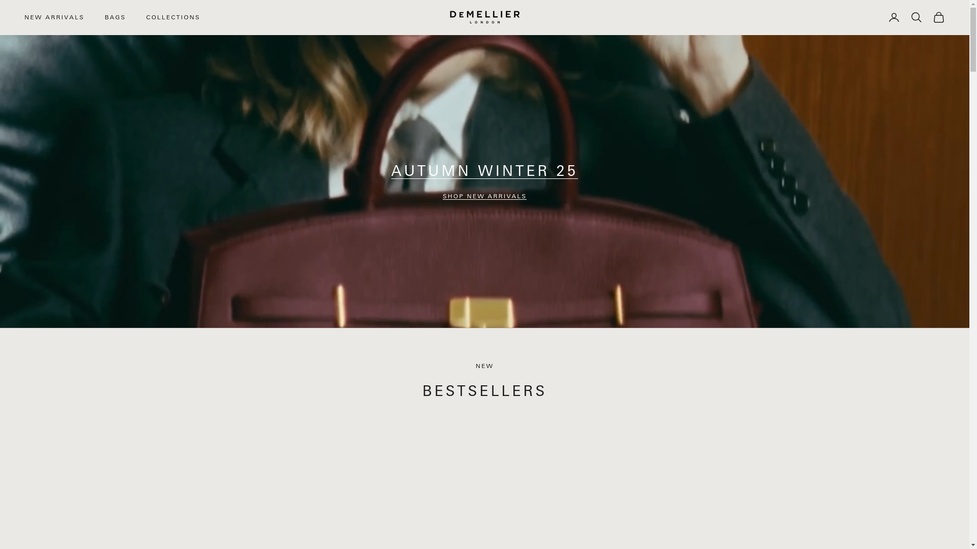 website screenshot of https://demelllier.com/