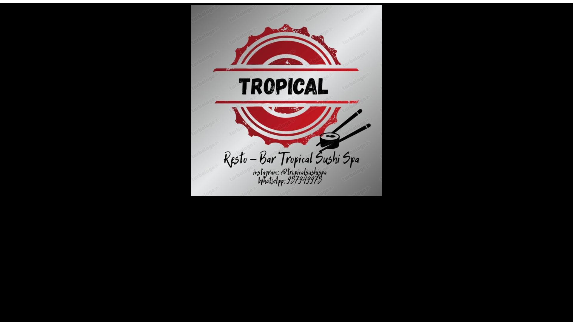 website screenshot of https://tropicalsushi.cl/