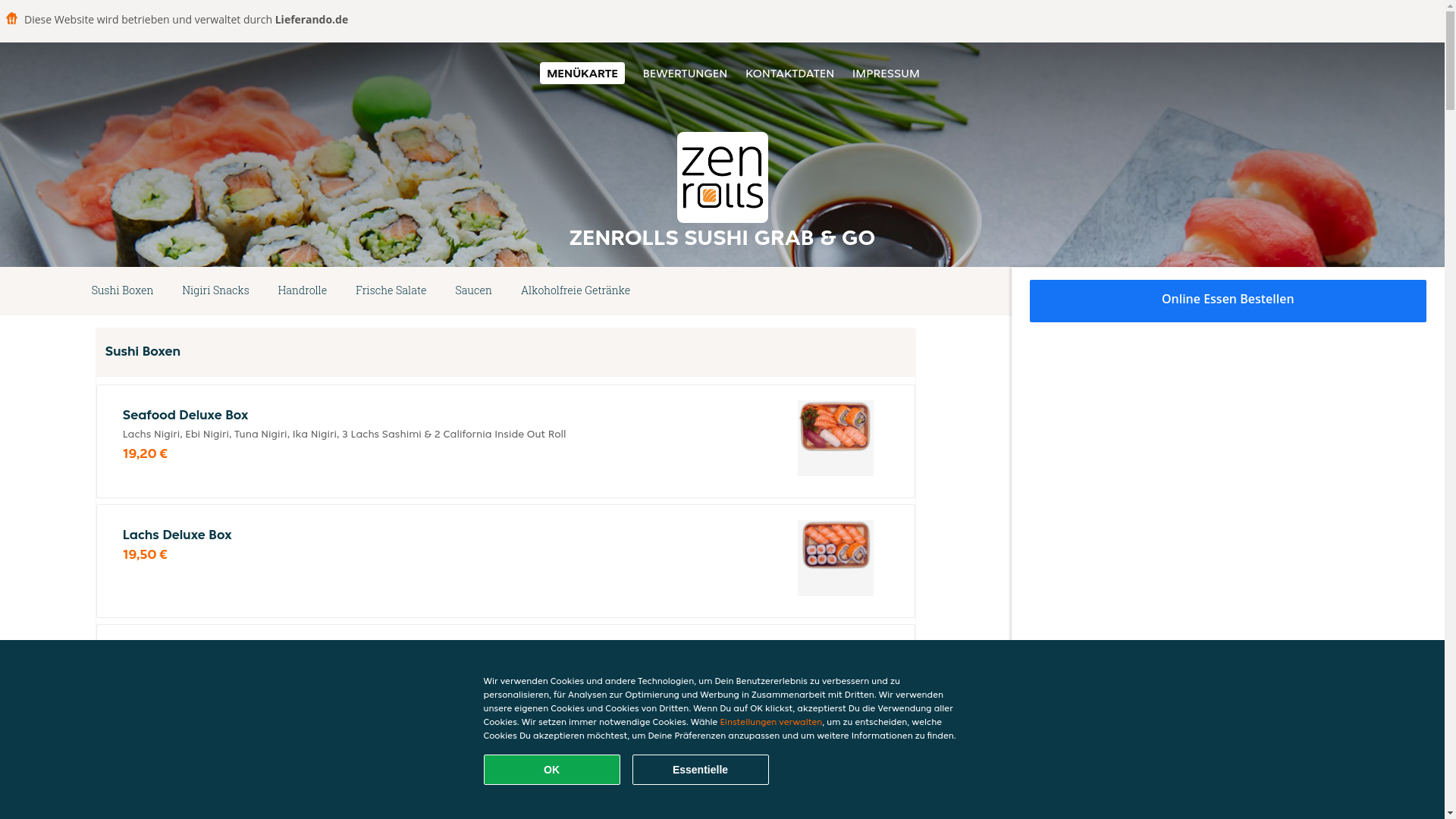 website screenshot of https://zenrollssushigrabgo-mainz.de/