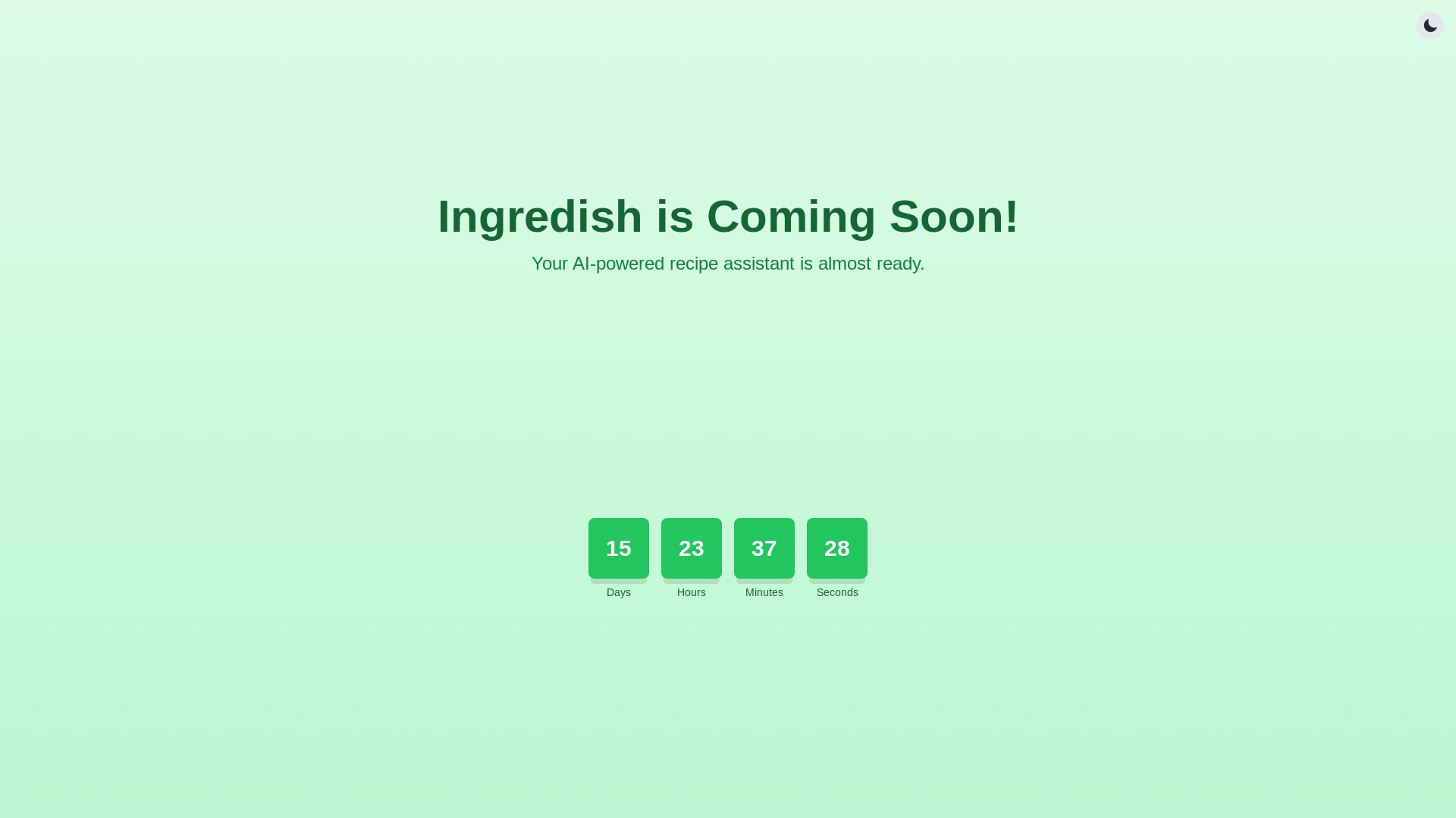 website screenshot of https://ingredish-web-client.pages.dev/