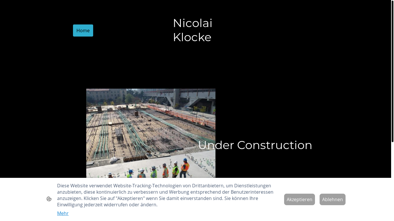 website screenshot of https://nicolai-klocke.de/