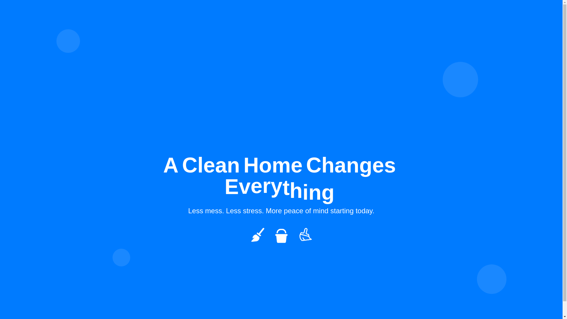 website screenshot of https://tidyoutclean.ca/
