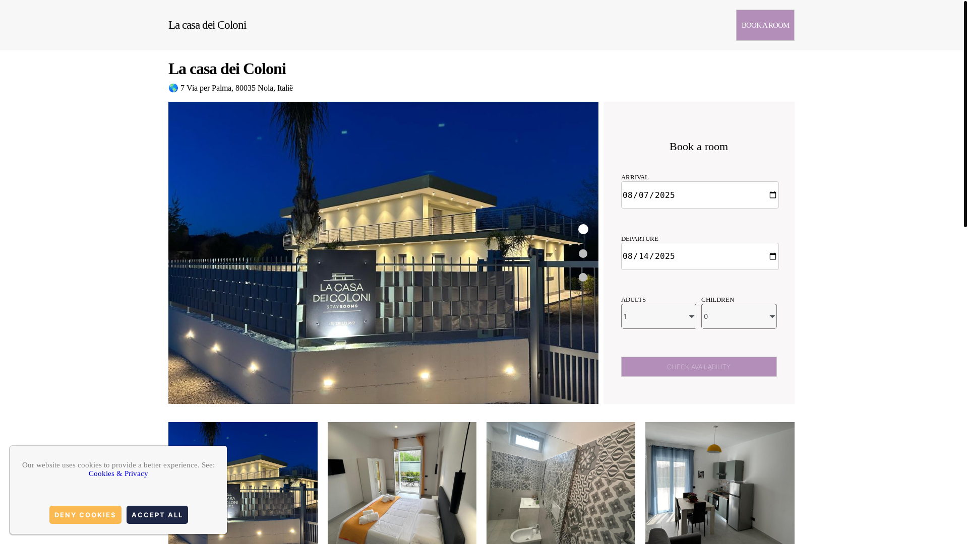 website screenshot of https://la-casa-dei-coloni.com.es/