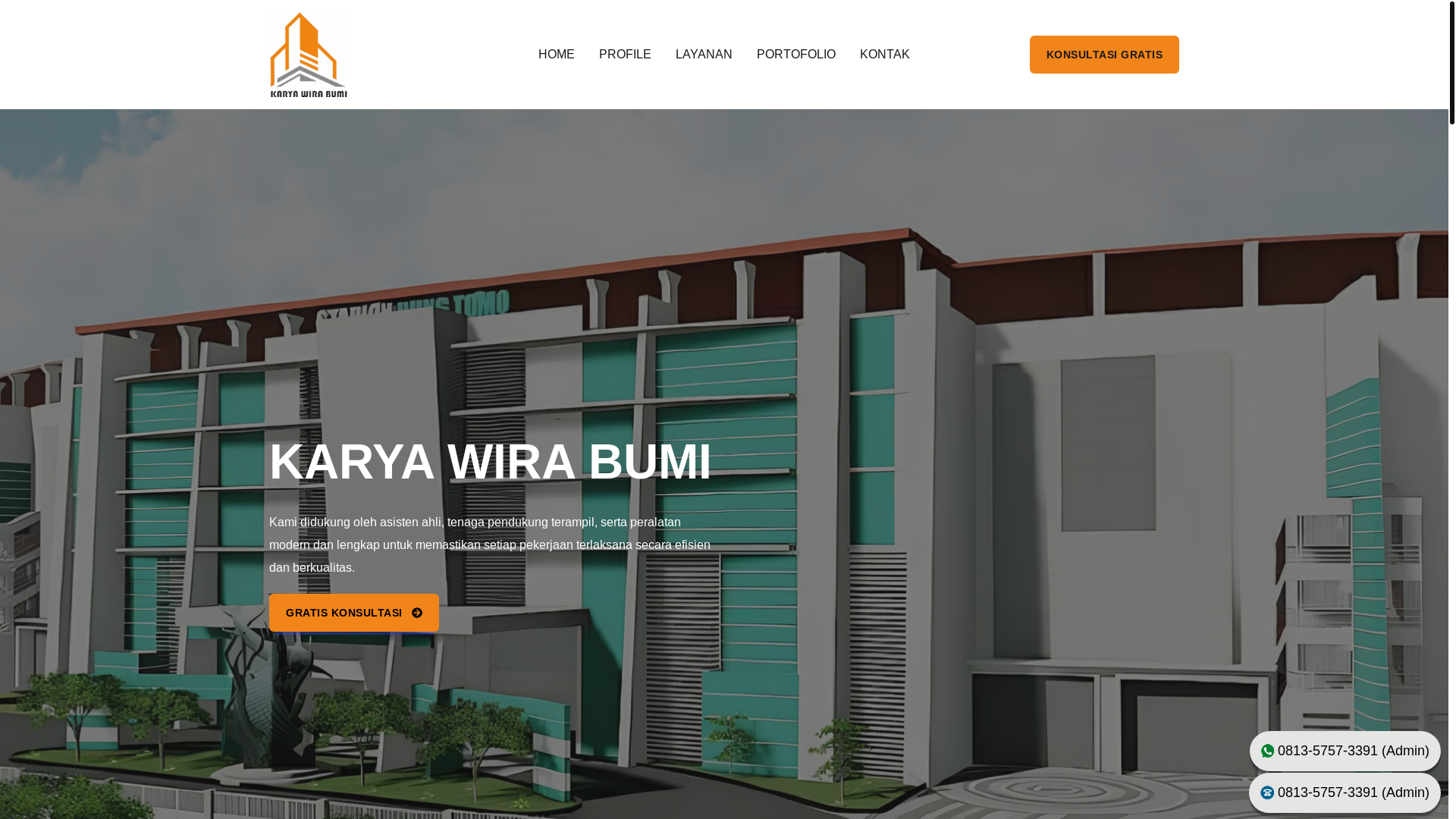 website screenshot of https://karyawirabumi-com.pages.dev/