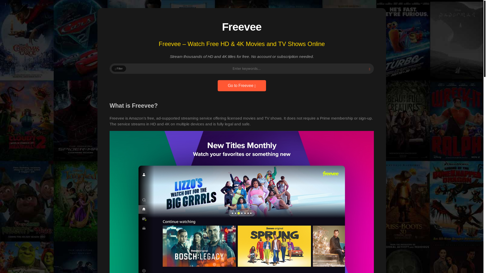 website screenshot of https://freevee-click.pages.dev/