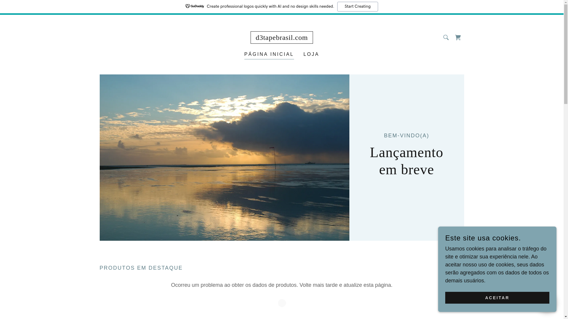 website screenshot of https://d3tapebrasil.com/