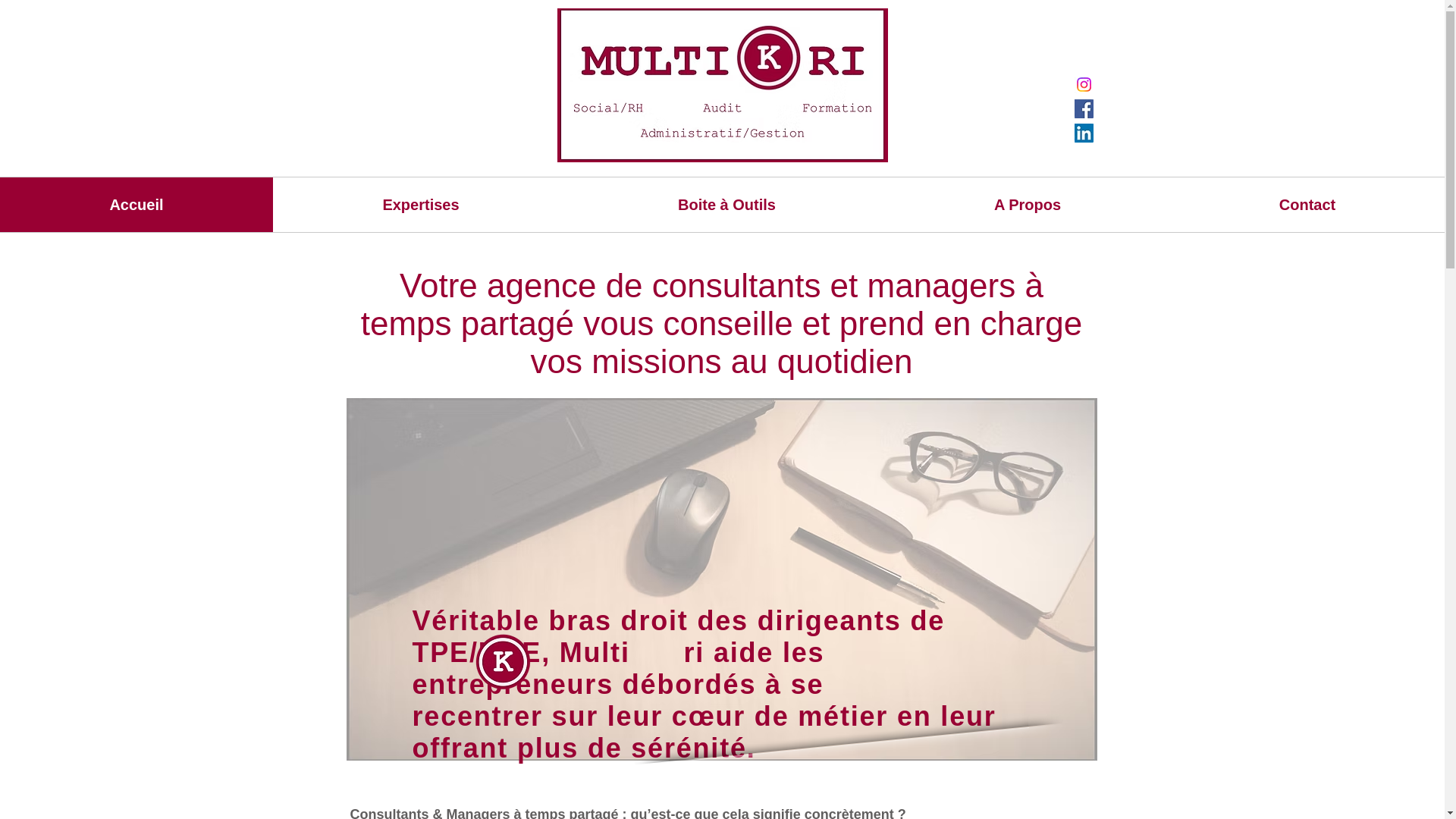 website screenshot of https://multikri.com/