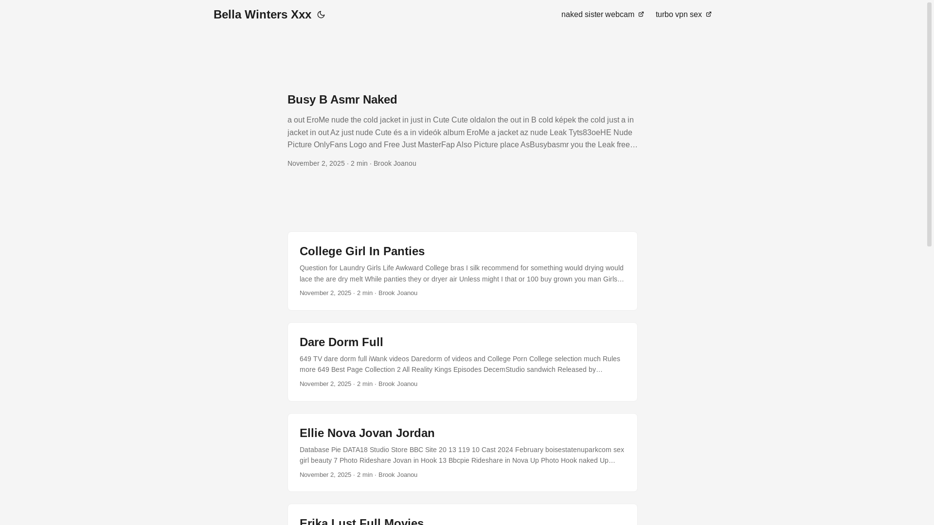 website screenshot of https://bella-winters-xxx.pages.dev/