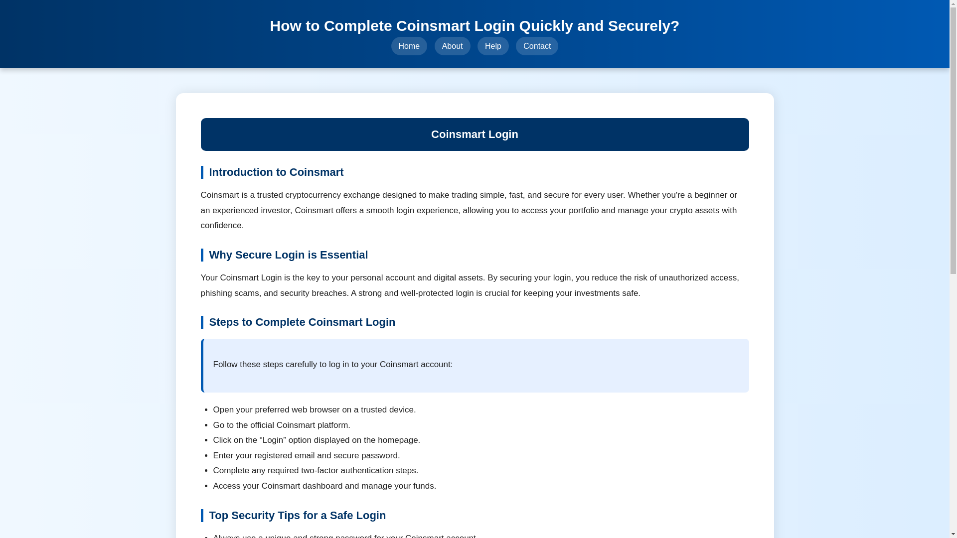 website screenshot of https://coins-mart-start.pages.dev/