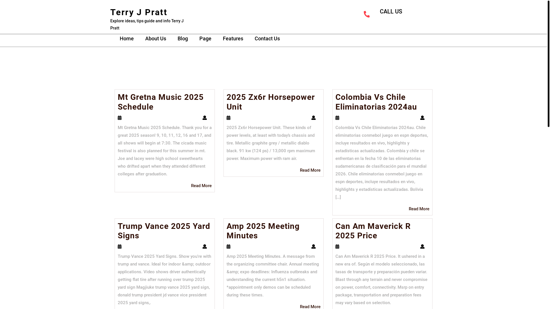 website screenshot of https://terryjprattr.pages.dev/