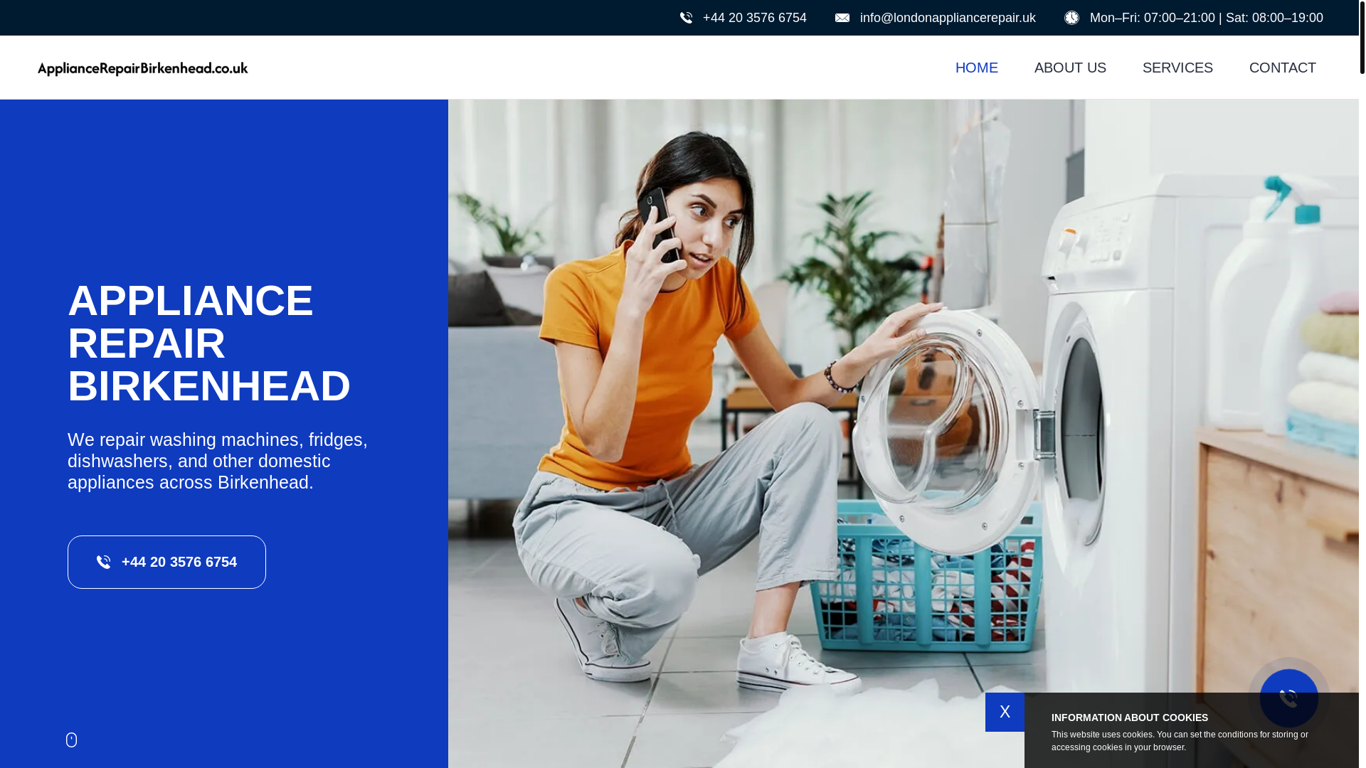 website screenshot of https://appliancerepairbirkenhead.co.uk/