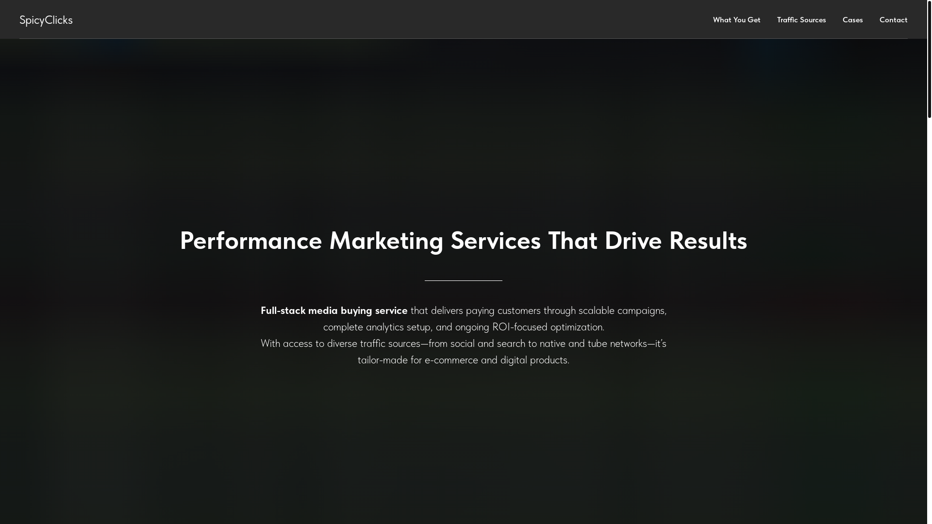 website screenshot of https://spicy-clicks.com/