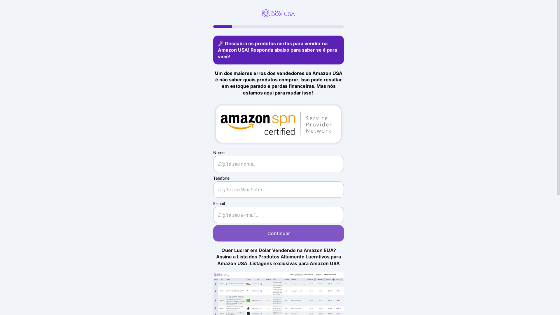 website screenshot of https://directbox.space/