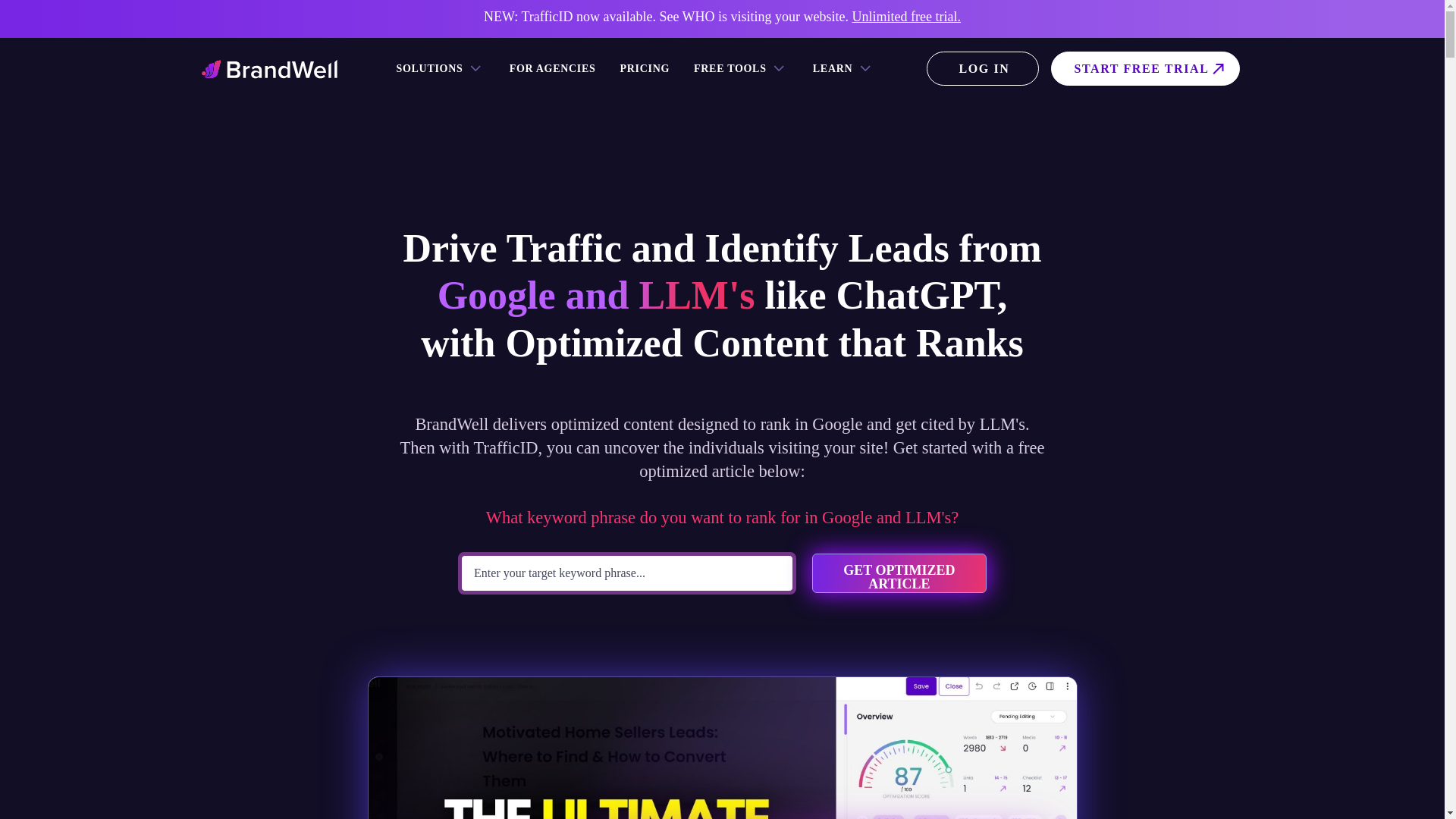 website screenshot of https://llmlisted.net/