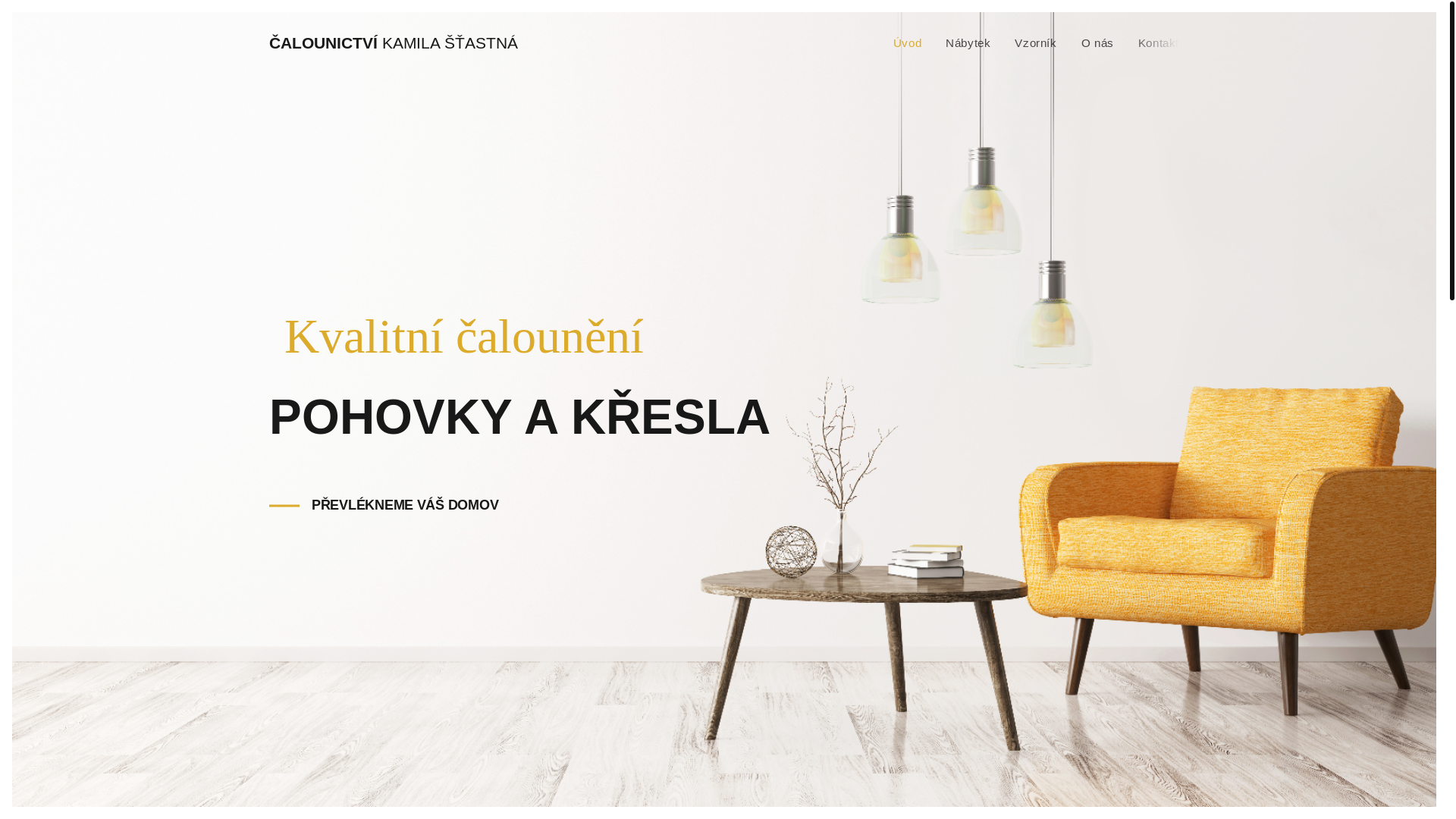 website screenshot of https://metalizacezinkem.cz/