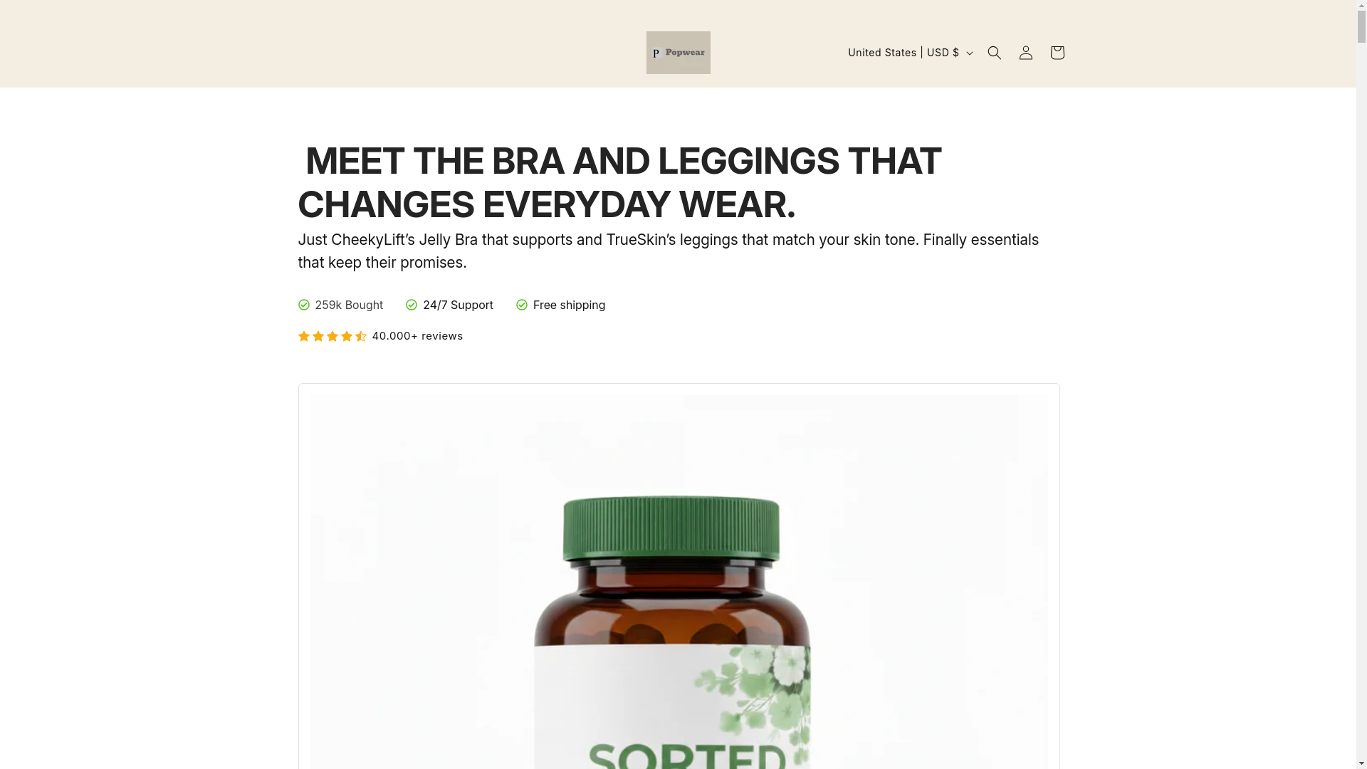 website screenshot of https://sortedhormone.com/