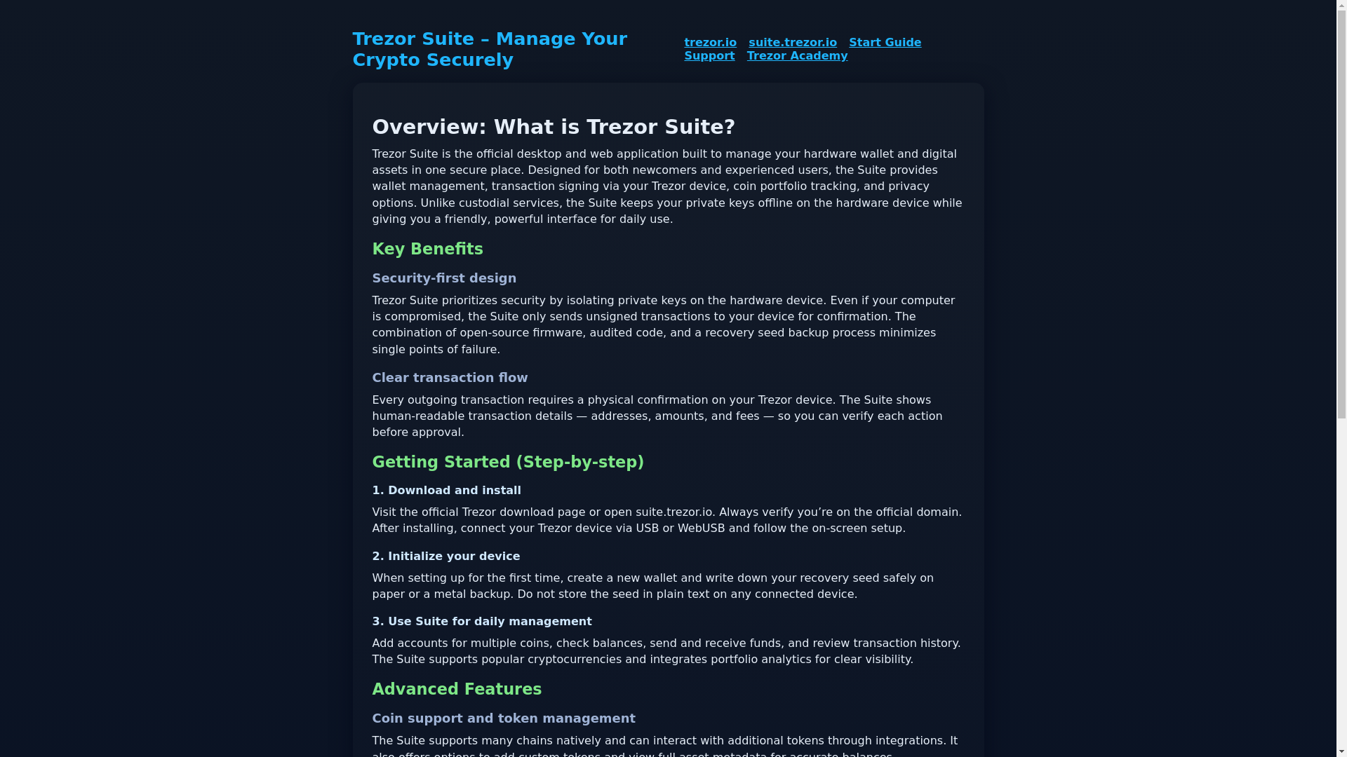 website screenshot of https://learntzrssuite.pages.dev/