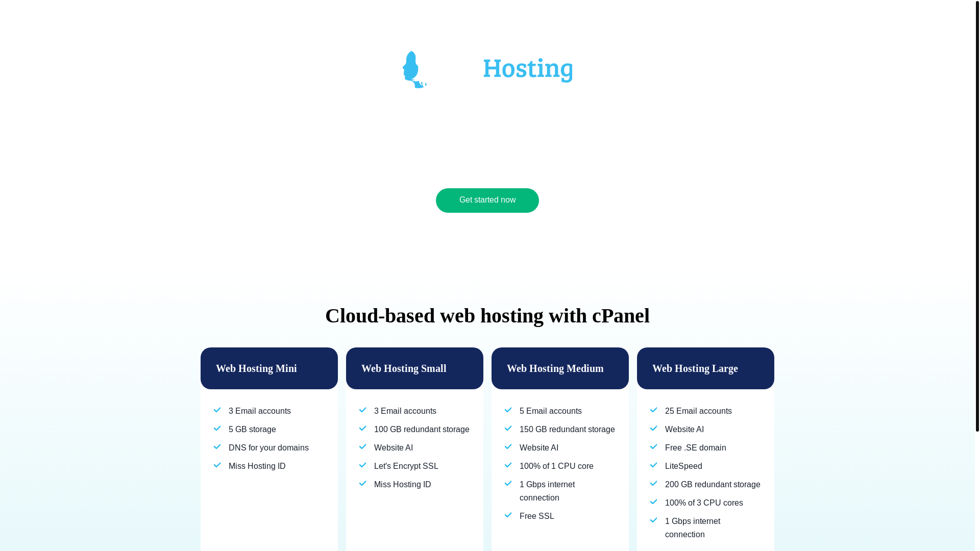 website screenshot of https://gildagreaney.se/