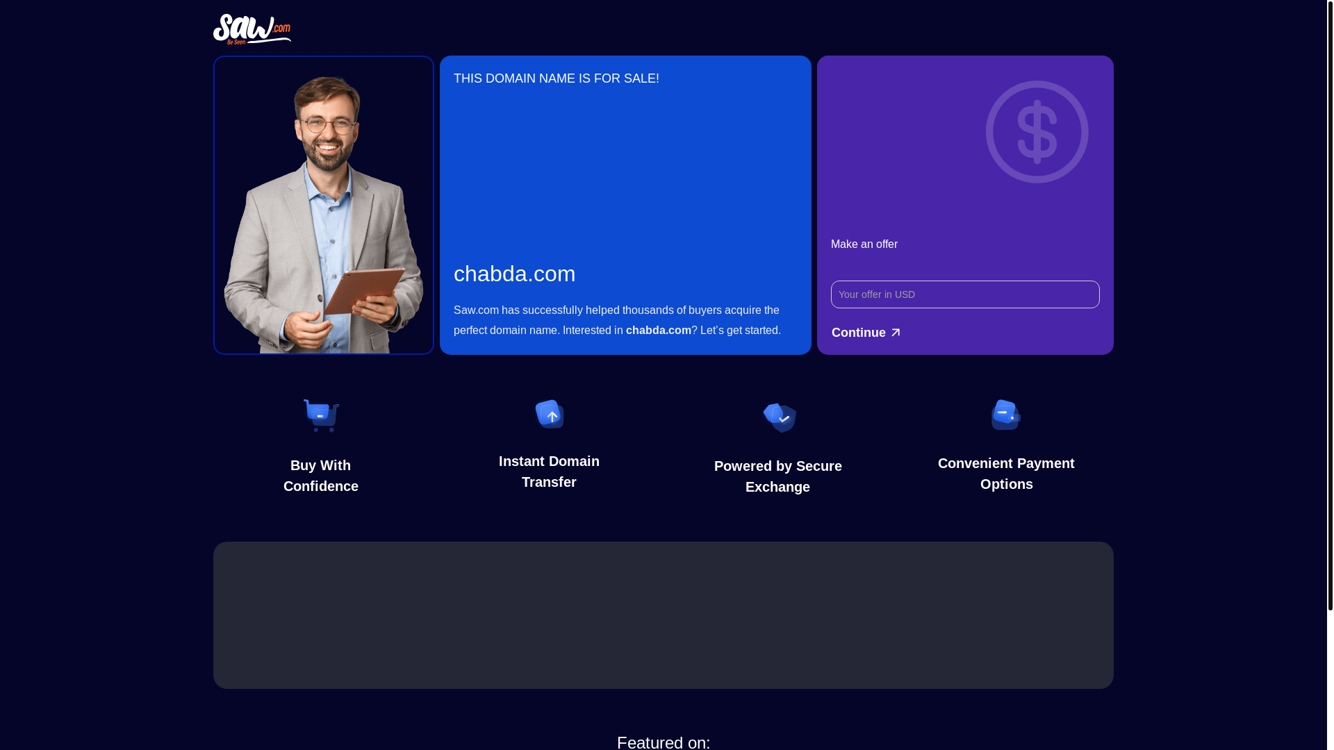 website screenshot of https://chabda.com/