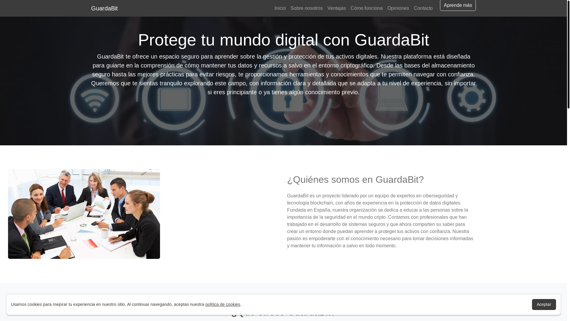 website screenshot of https://guardabites.com/