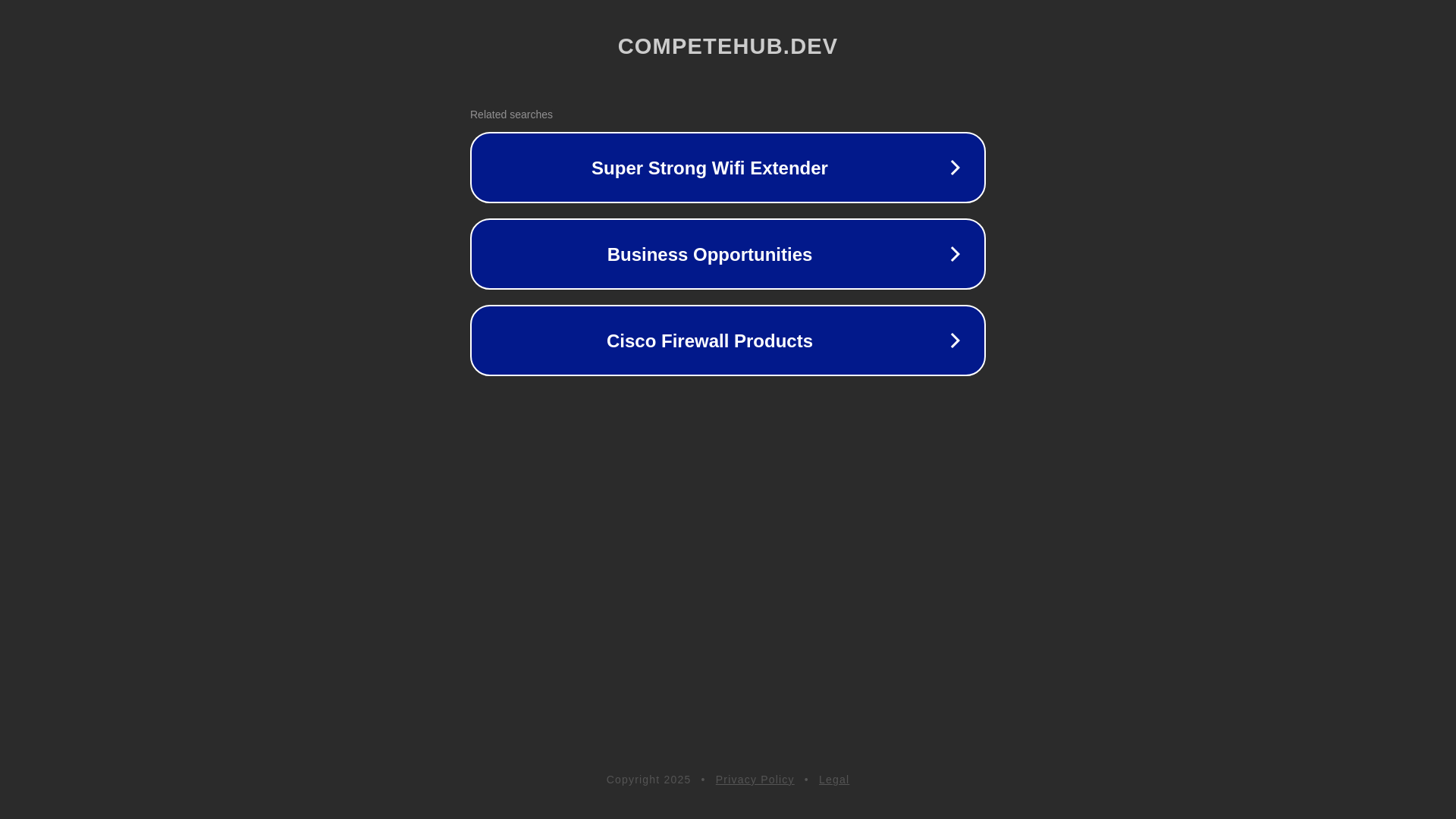 website screenshot of https://competehub.dev/