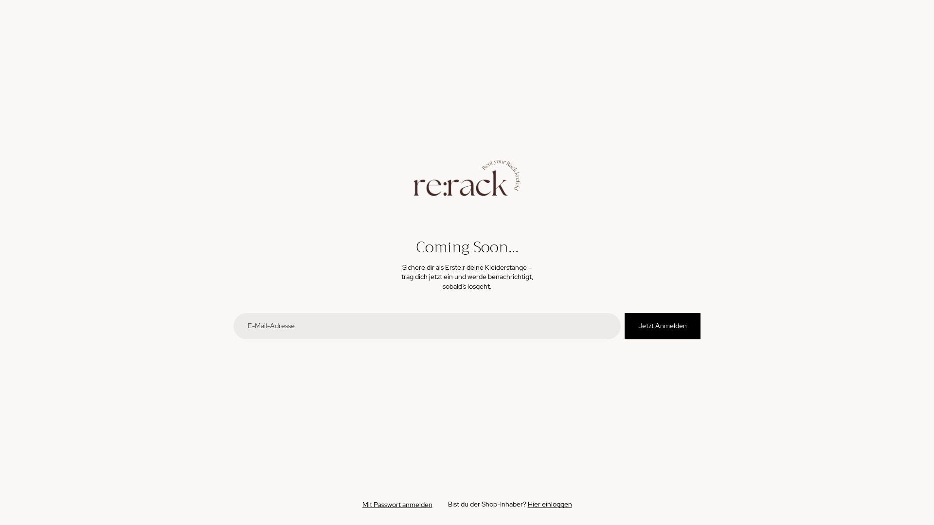 website screenshot of https://re-rack.de/