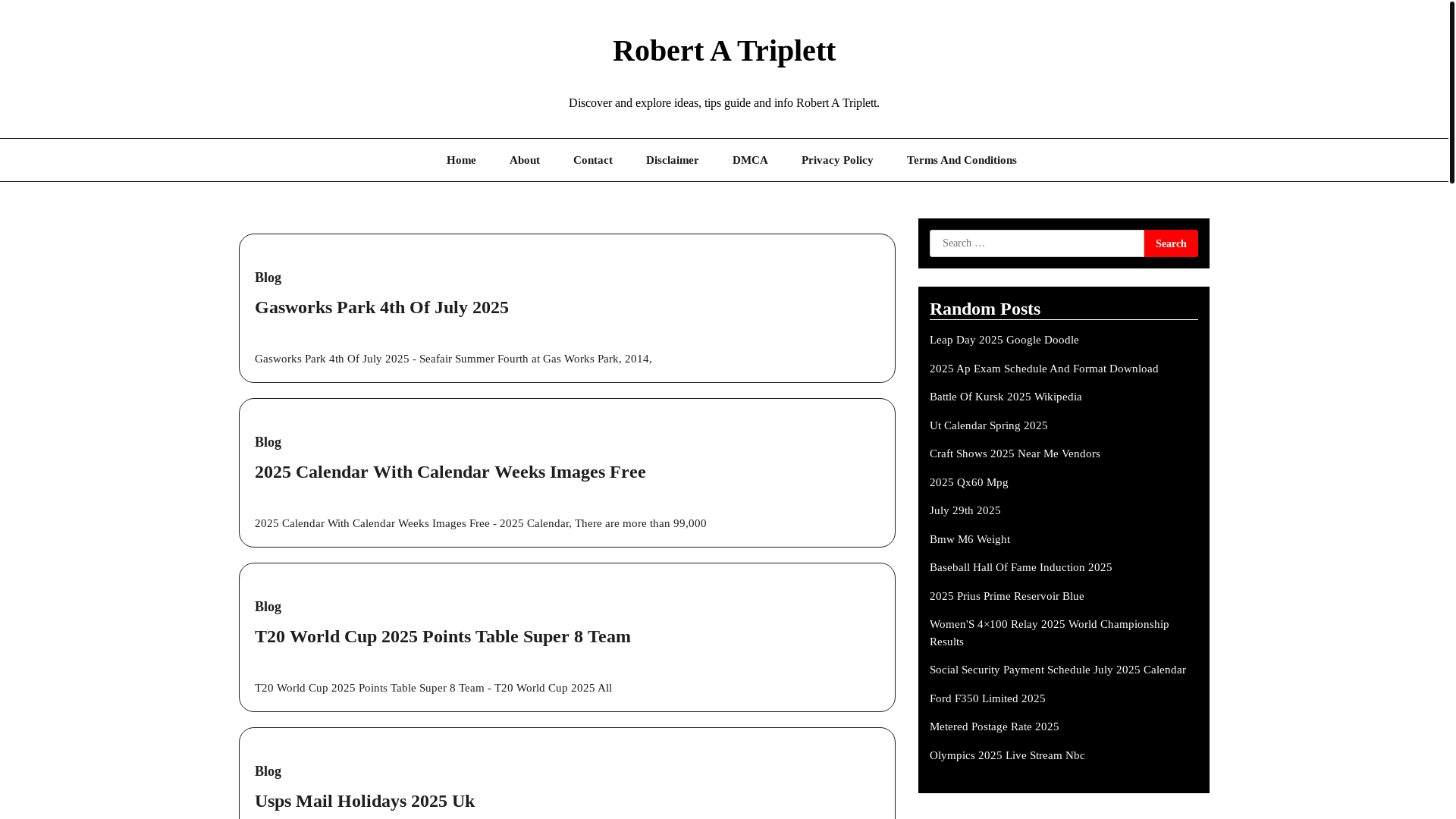 website screenshot of https://robertatriplettm.pages.dev/