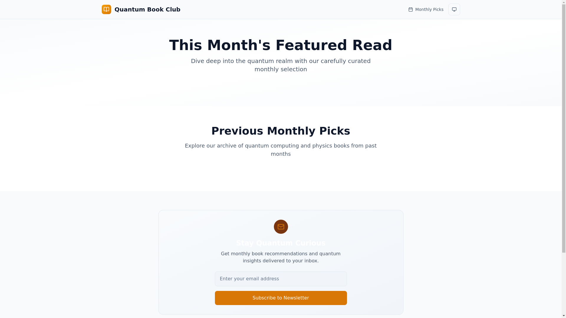 website screenshot of https://quantum-book-club.pages.dev/