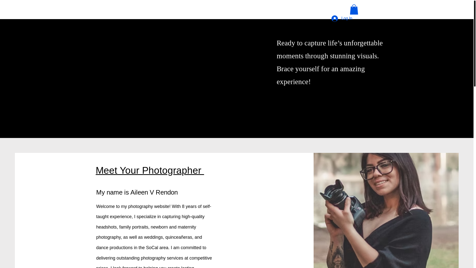 website screenshot of https://avrphotographyy.com/