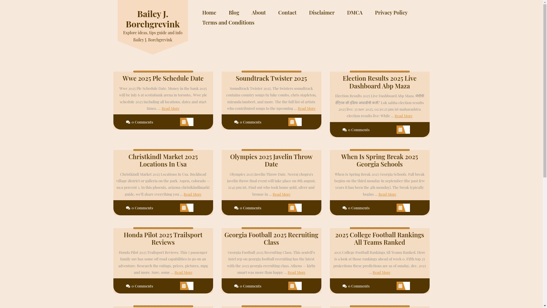 website screenshot of https://baileyjborchgrevink.pages.dev/