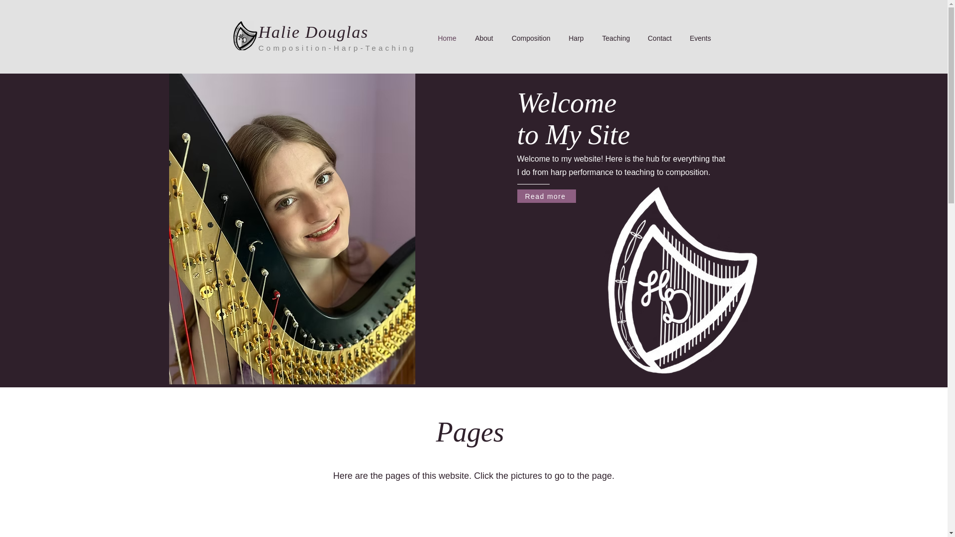 website screenshot of https://haliewyckoff.com/