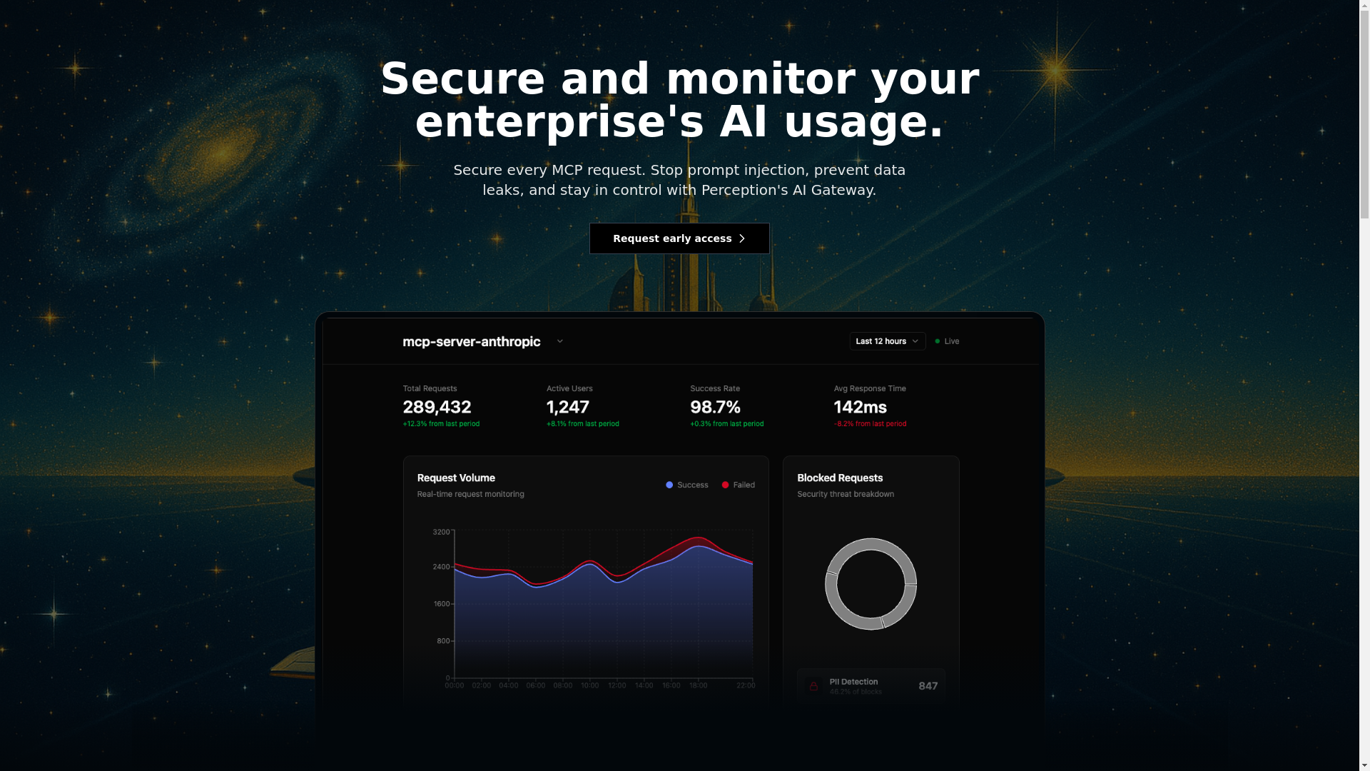 website screenshot of https://tryperception.ai/