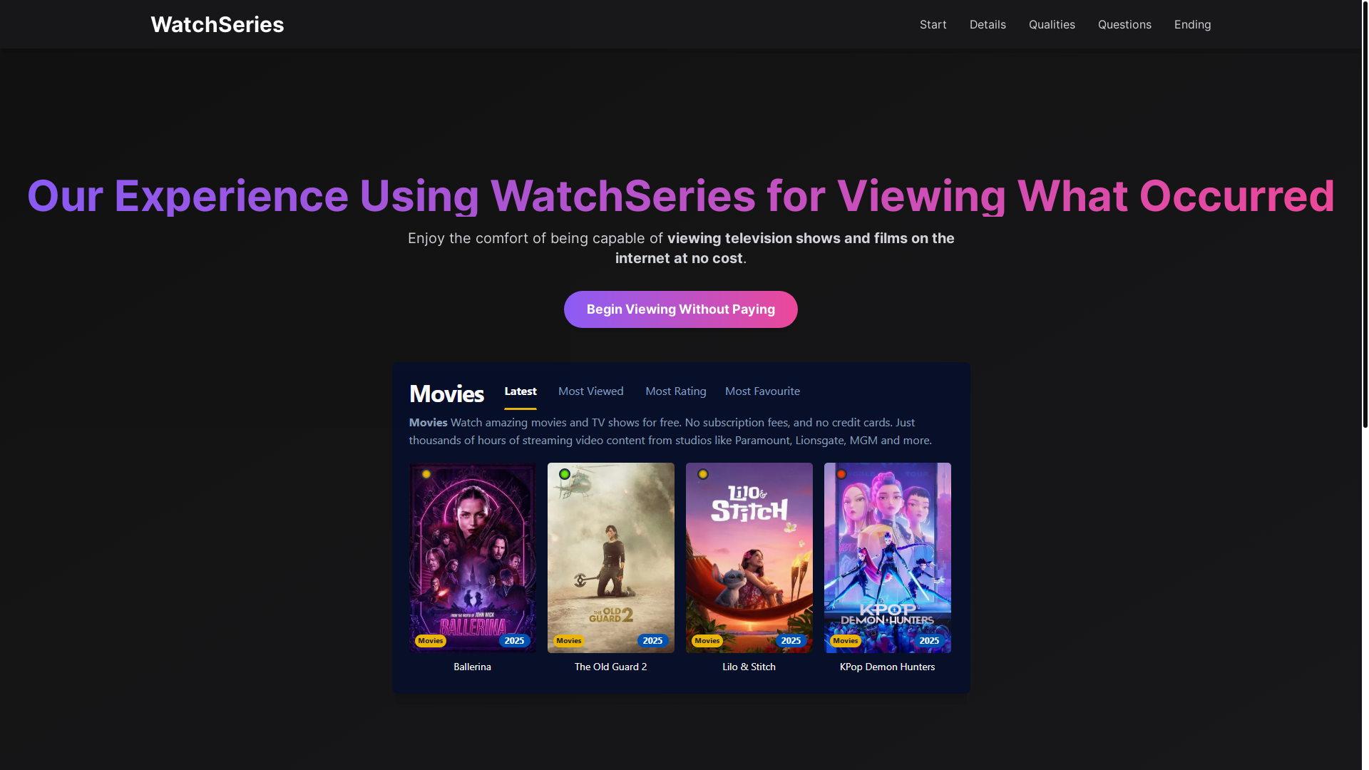 website screenshot of https://watchseries-e0gr.pages.dev/