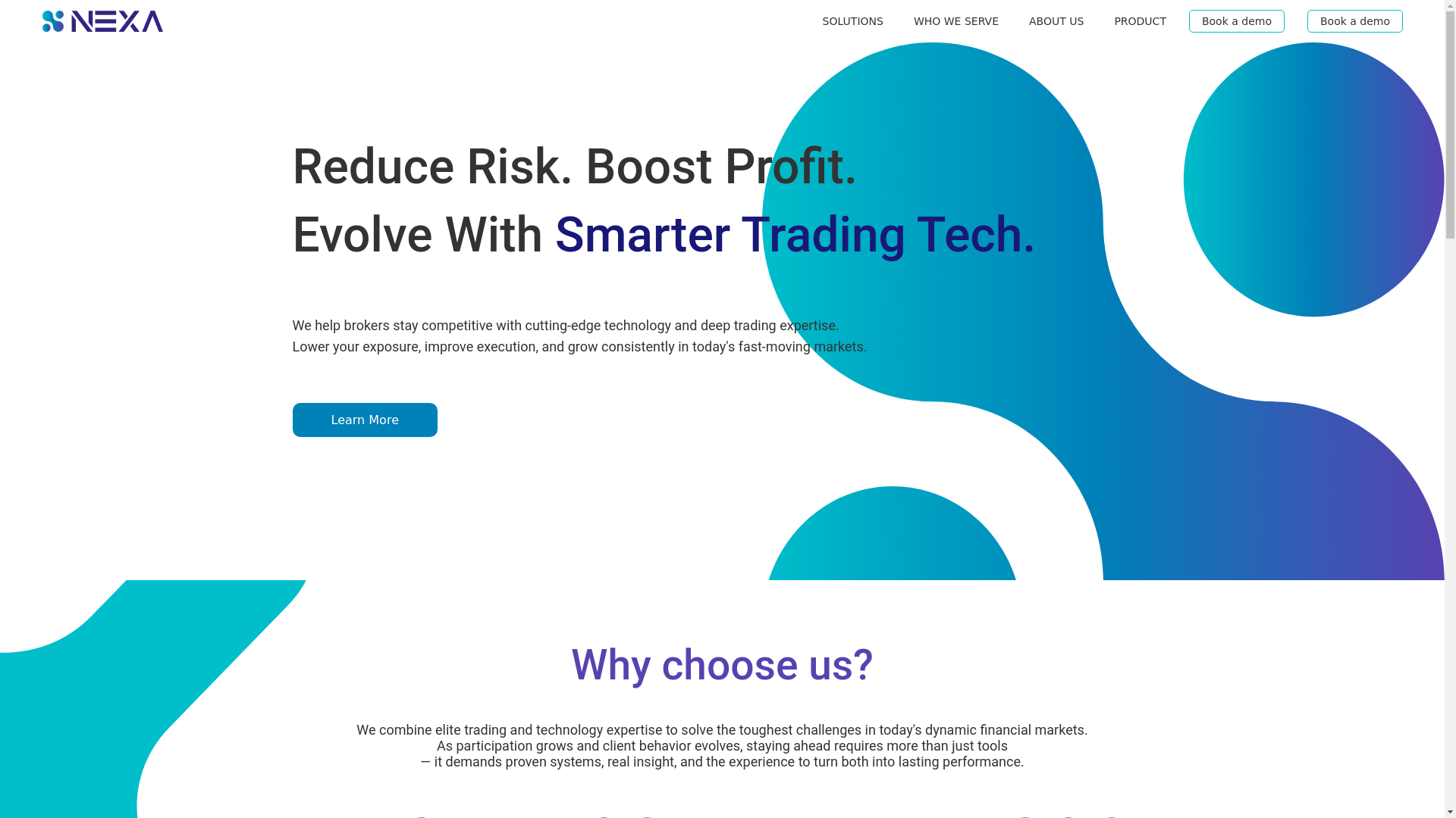 website screenshot of https://nexa-technologies-website.pages.dev/
