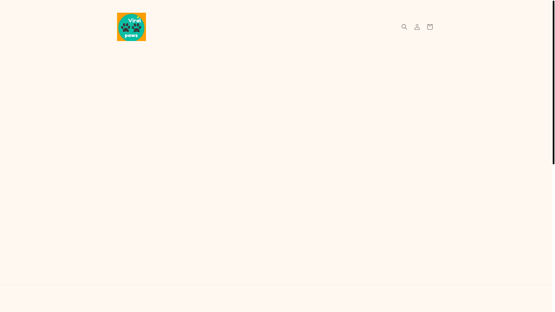 website screenshot of https://viralpaws.shop/