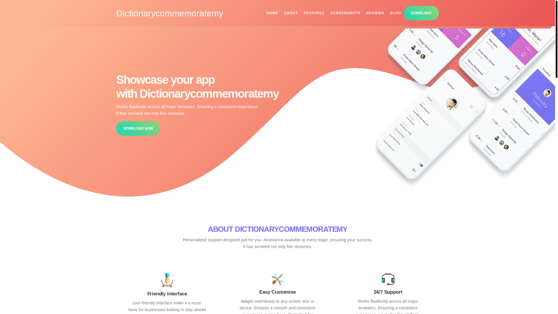 website screenshot of https://dictionarycommemorate.my.id/