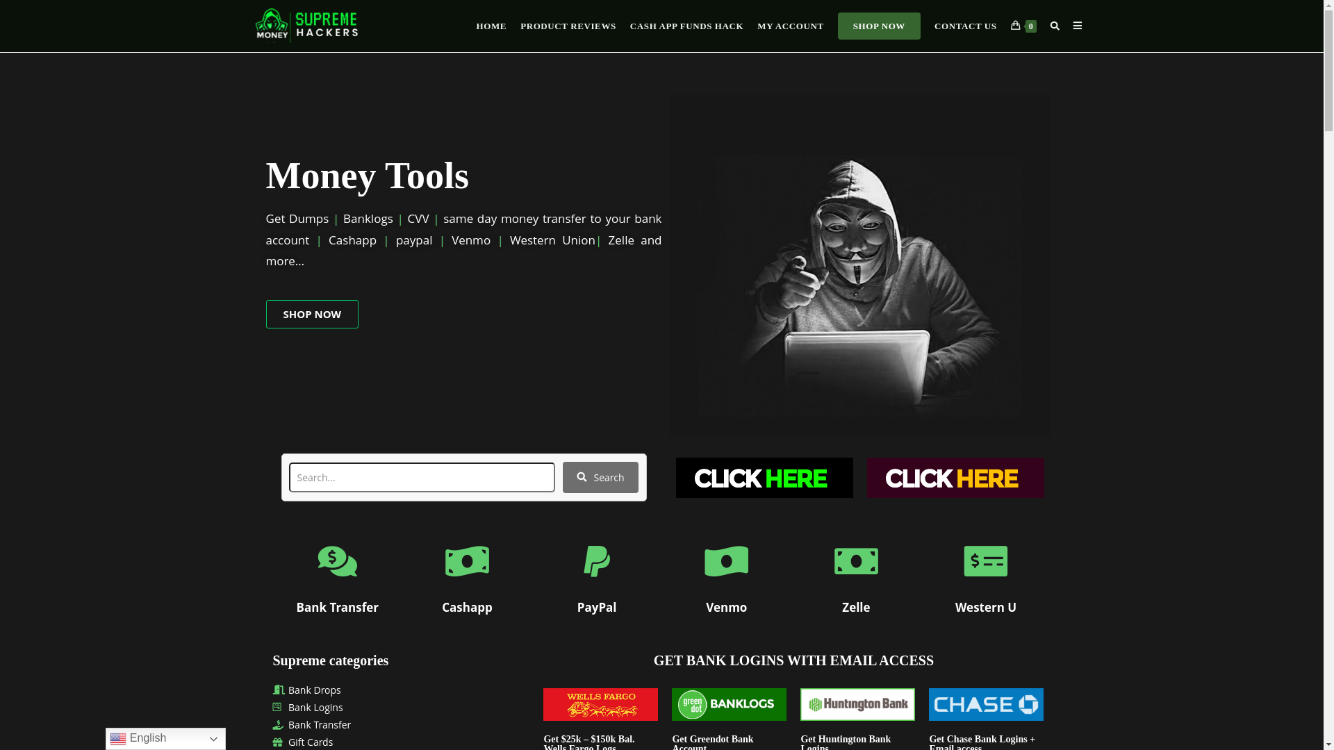 website screenshot of https://www.supremehackers.com/