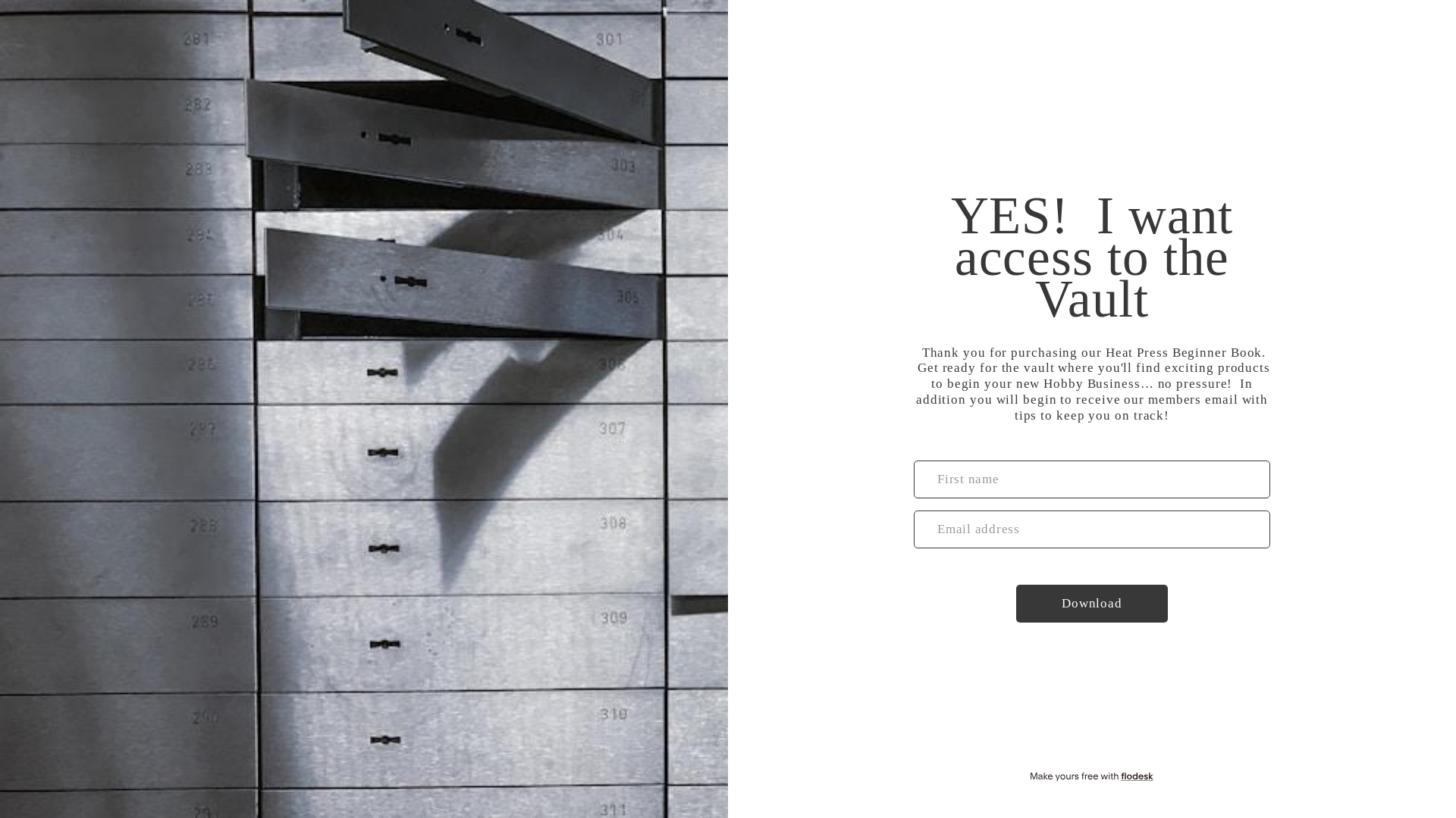 website screenshot of https://heatpressbeginnersecrets.com/
