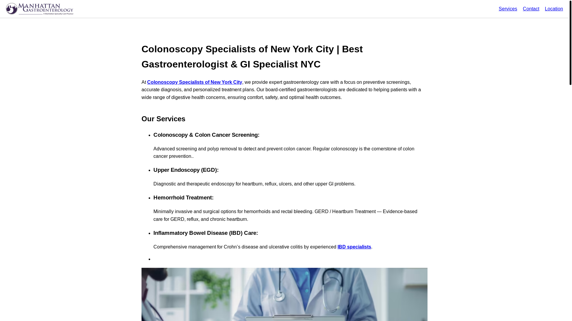 website screenshot of https://colonoscopyspecialistsofnewyorkcitybestgastroenterologist.pages.dev/