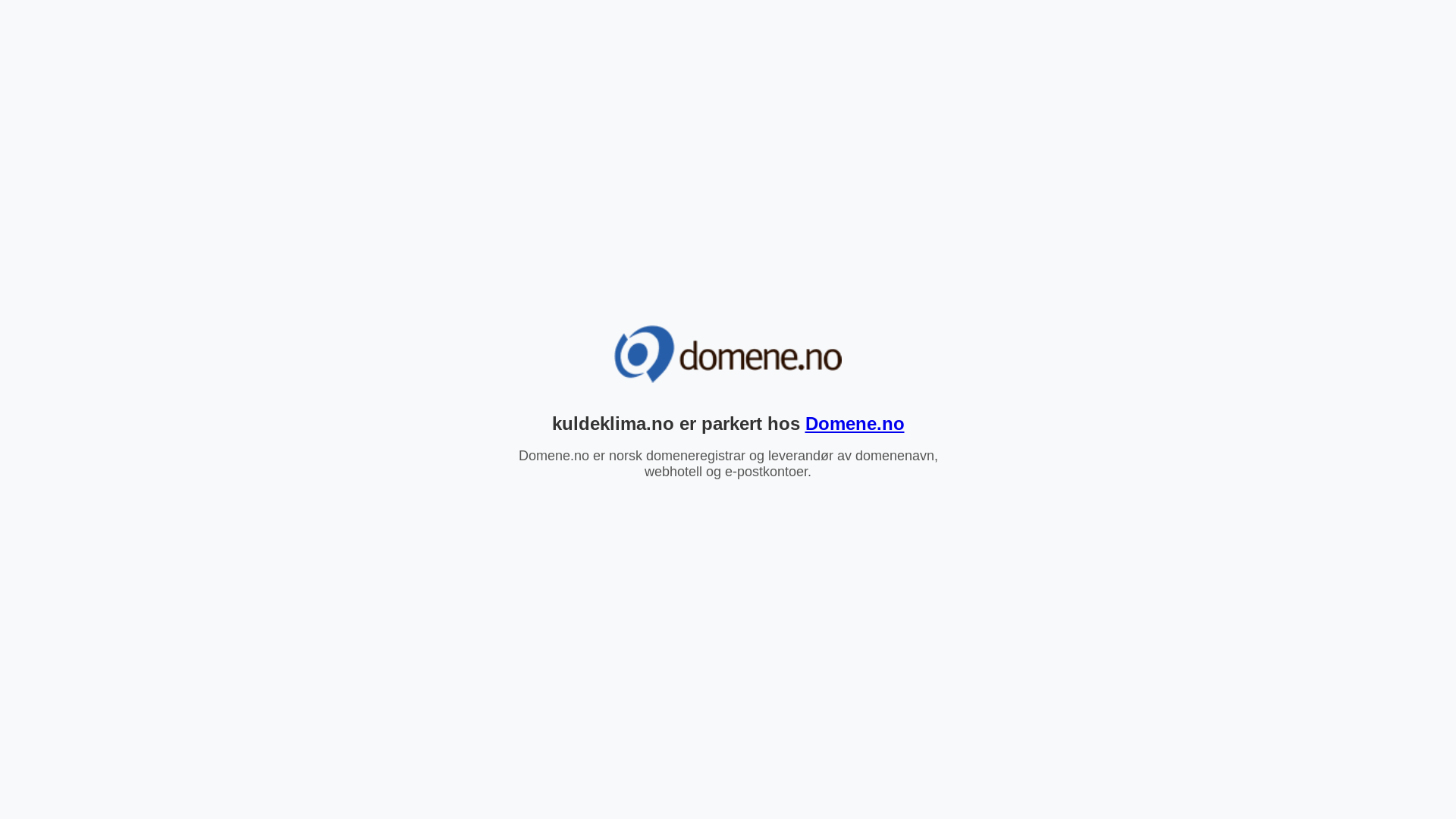 website screenshot of https://kuldeklima.no/