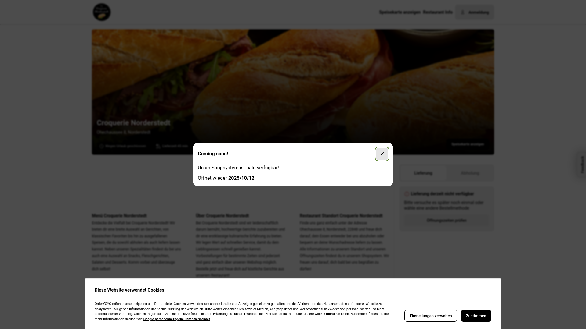 website screenshot of https://croquerie-norderstedt.com/