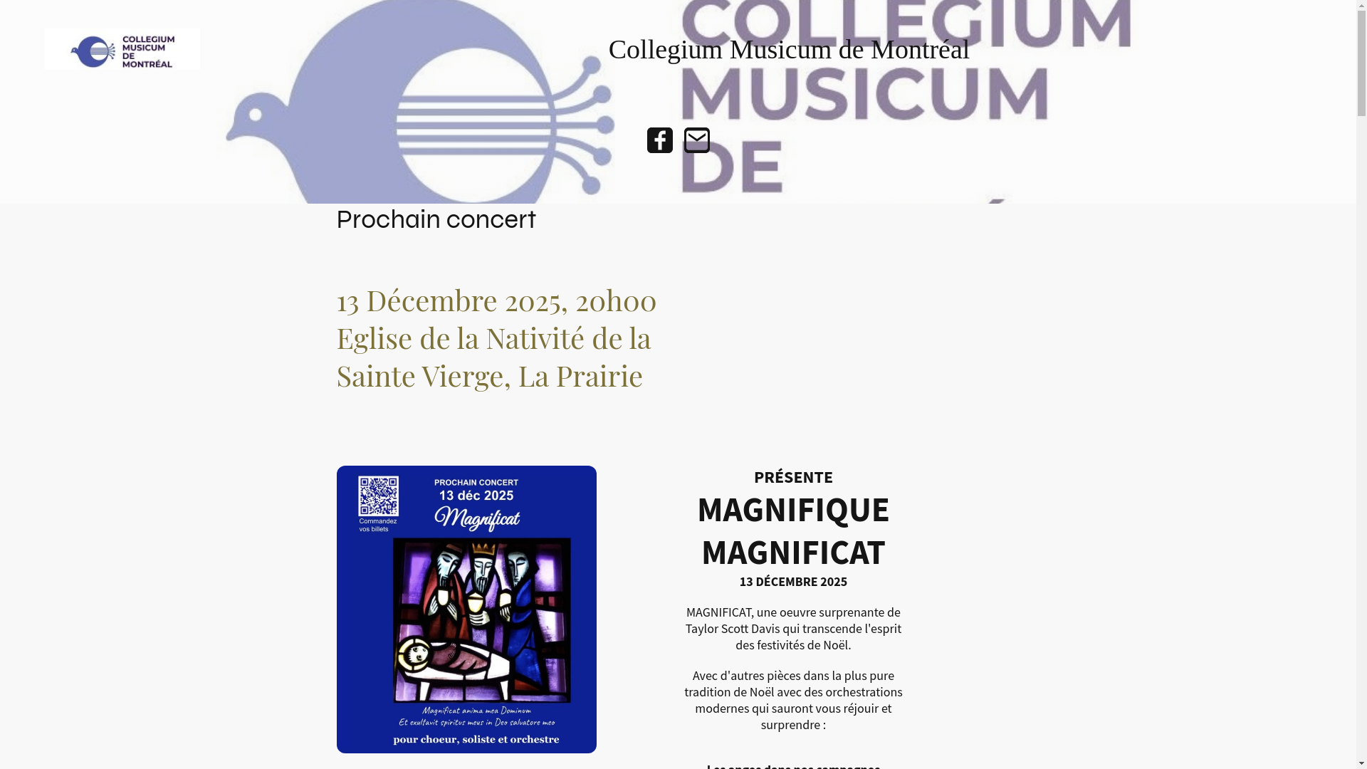 website screenshot of https://collegiummusicummontreal.com/