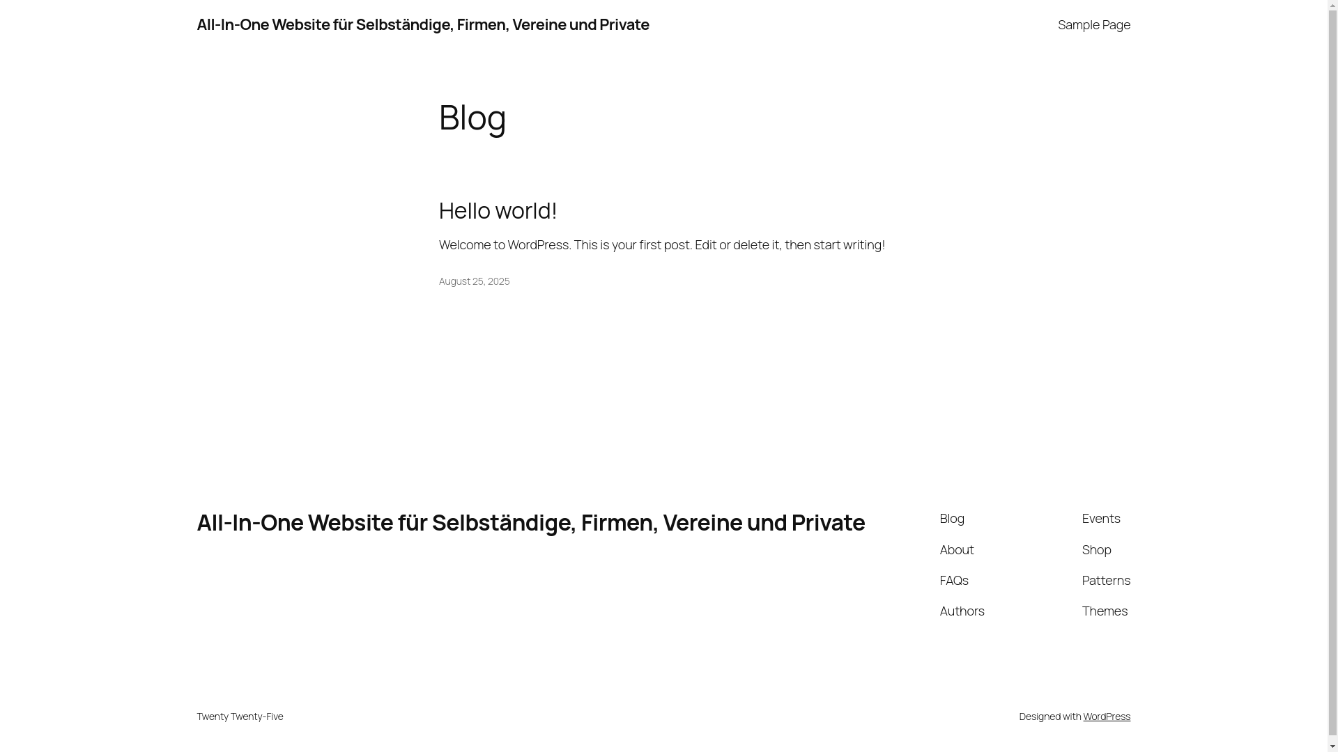 website screenshot of https://website360.ch/