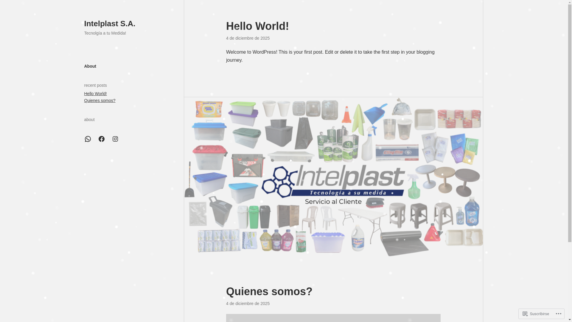 website screenshot of https://intelplastgt.com/