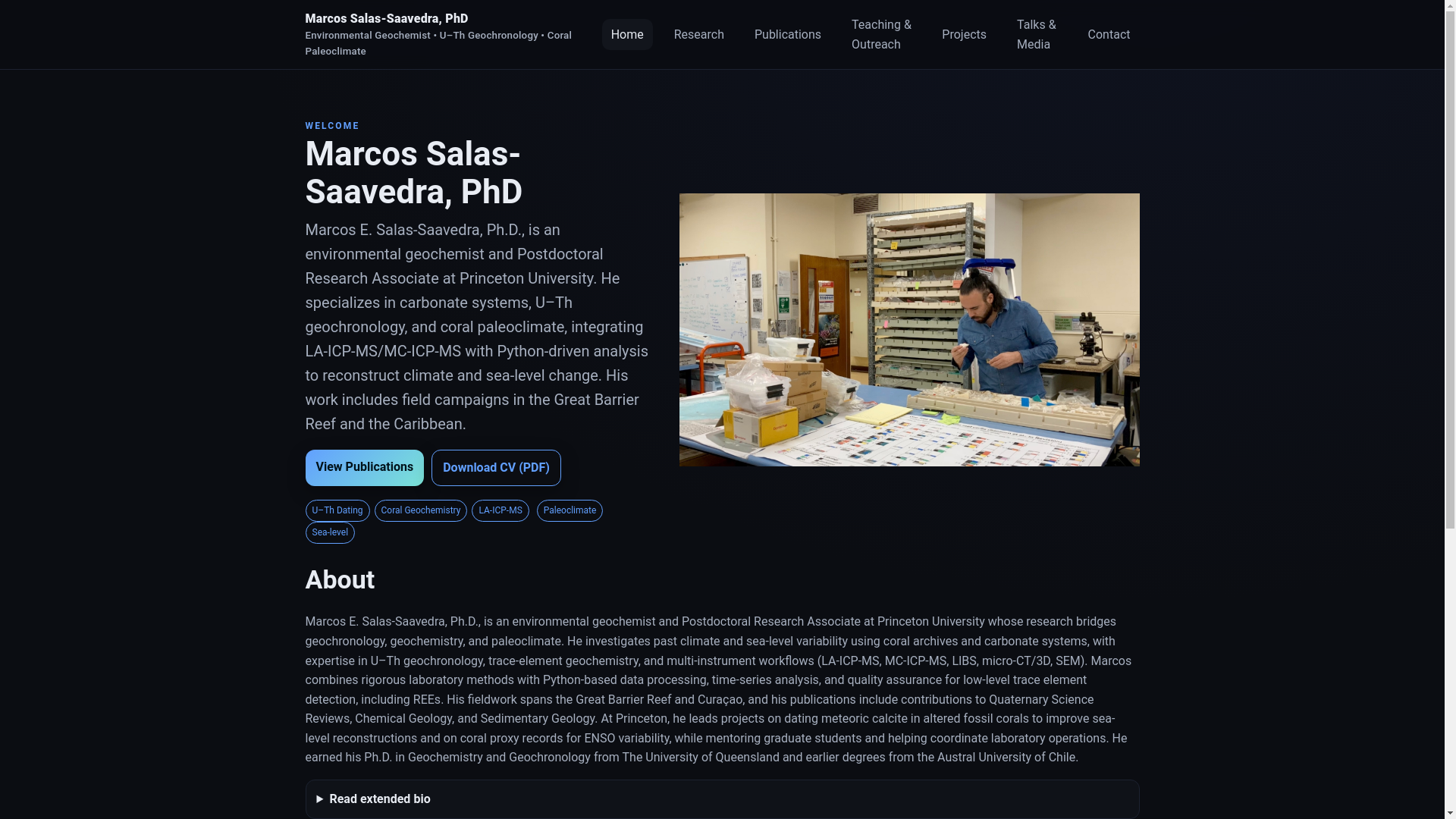 website screenshot of https://salassaavedra.org/