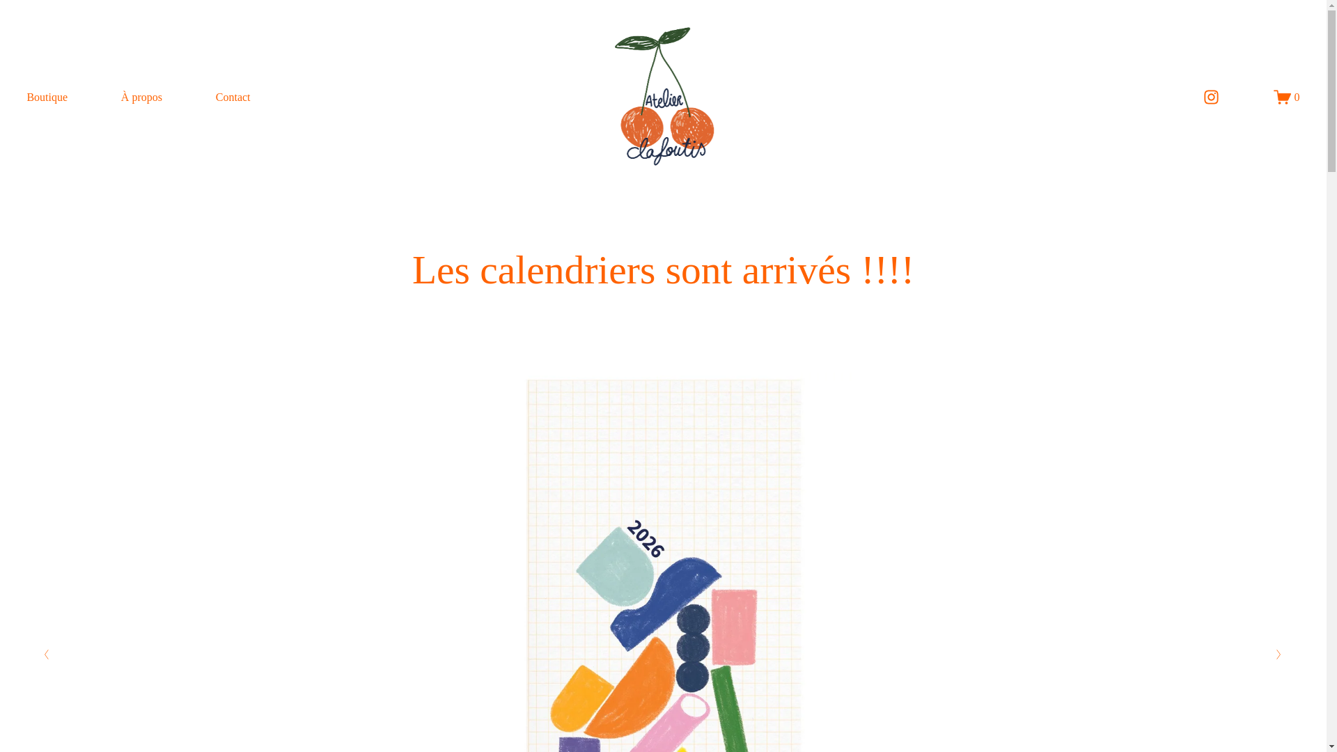 website screenshot of https://studioclafoutis.fr/