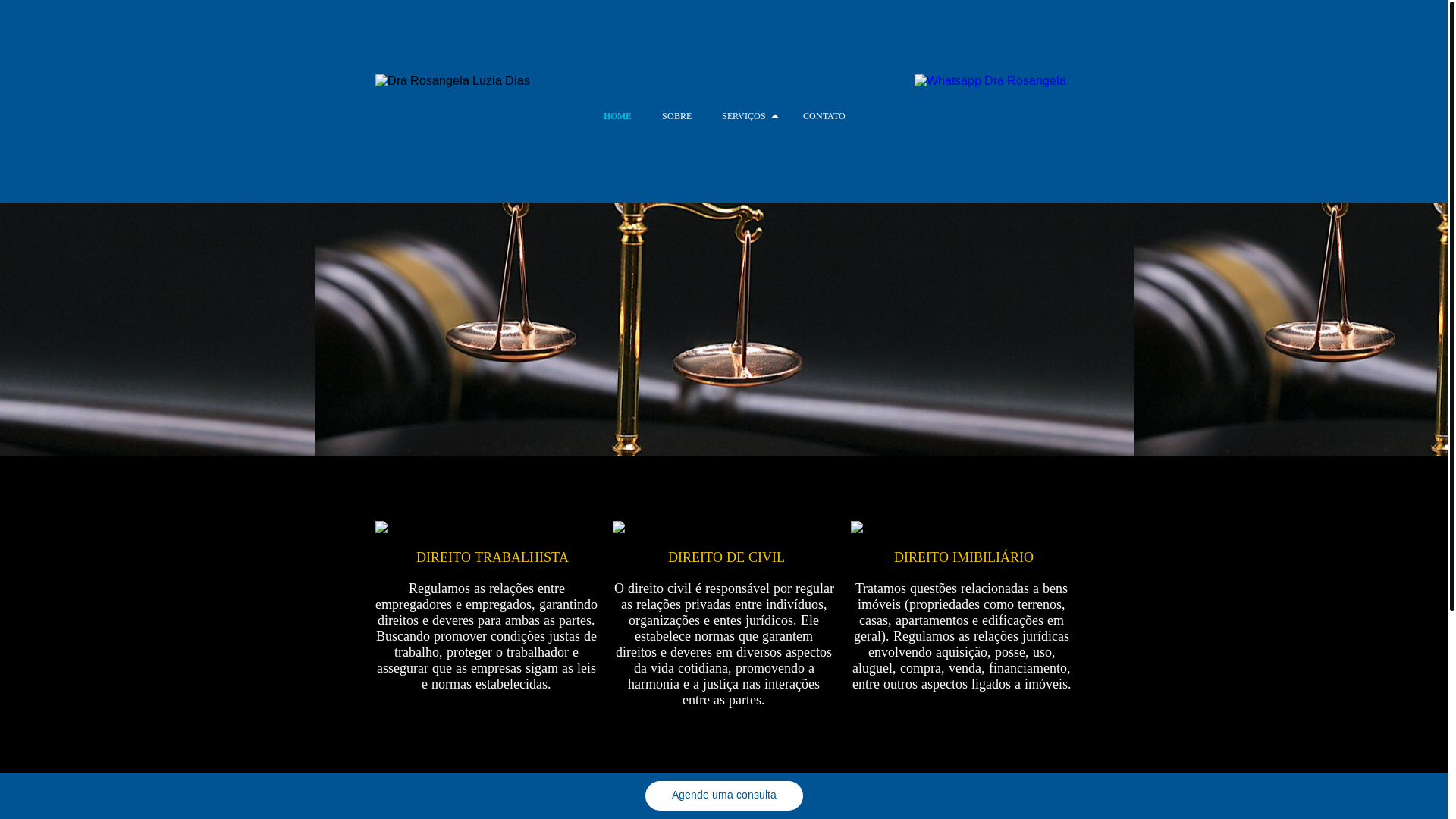 website screenshot of https://drarosangeladias.com.br/