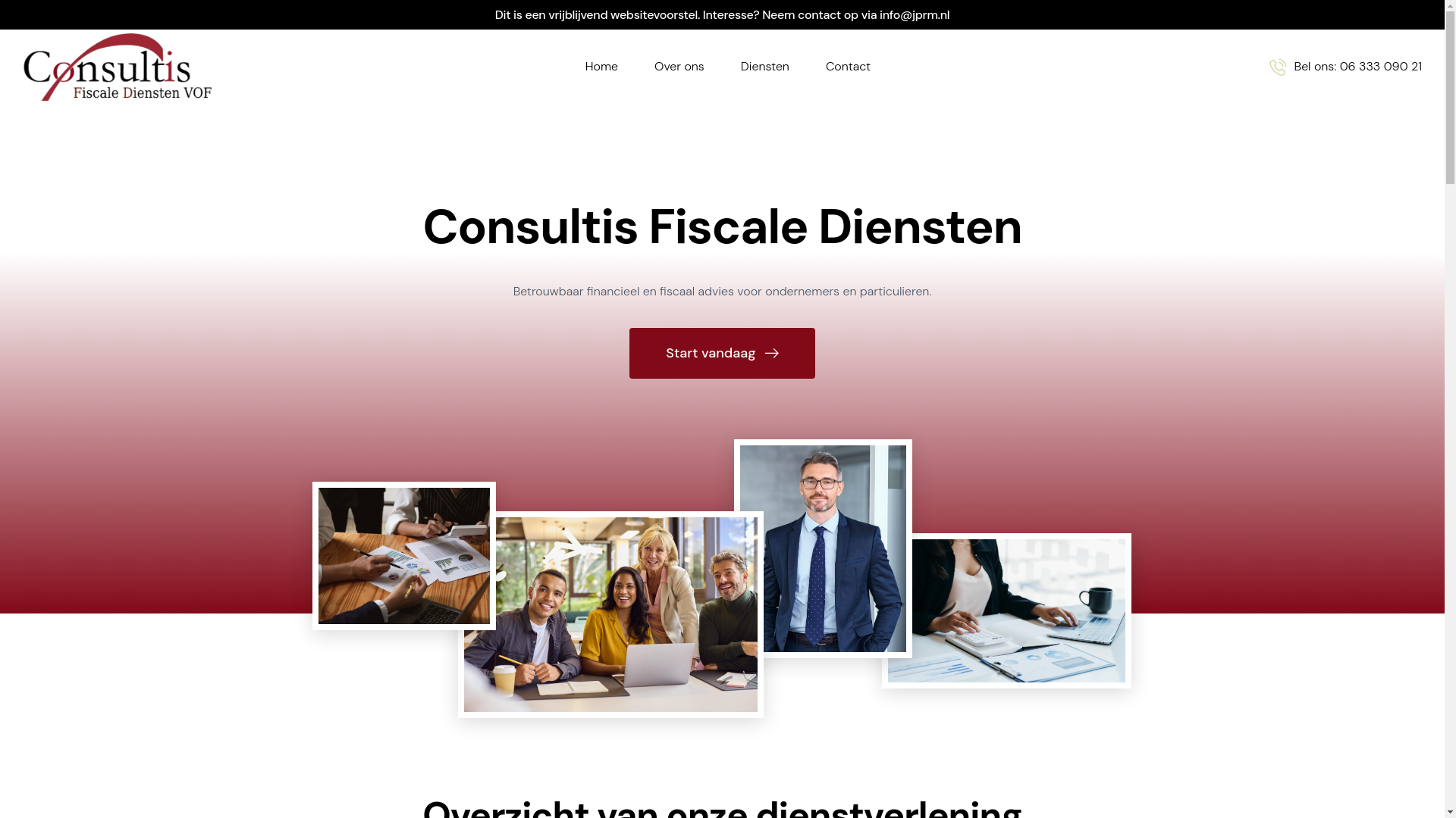 website screenshot of https://consultis.pages.dev/